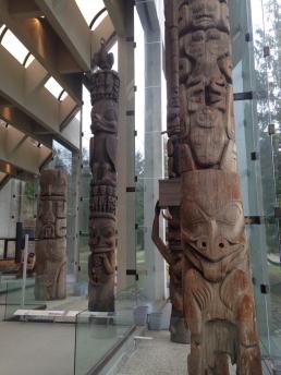 Totem poles at the MOA